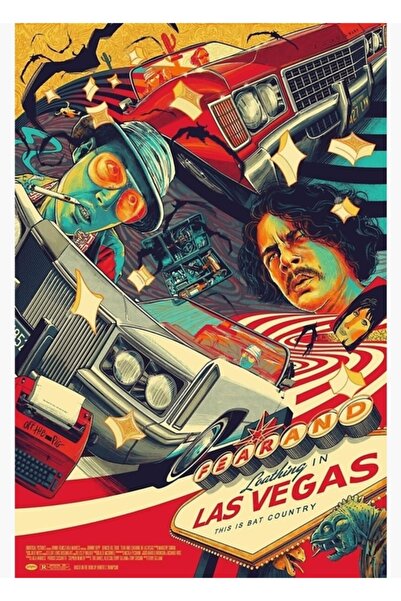 Universal Frică și urări în Las Vegas Poster decorativ din lemn