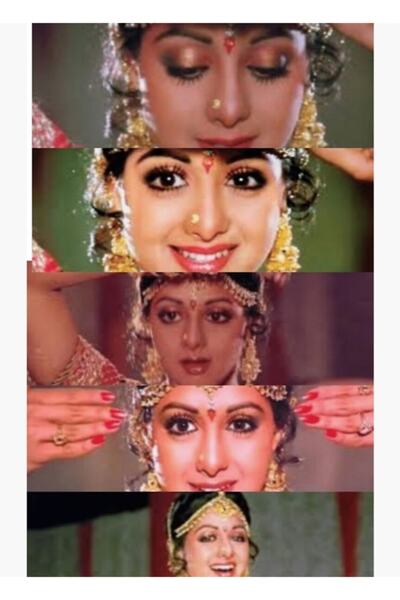 Universal Poster decorativ din lemn Sridevi Queen Of Heart