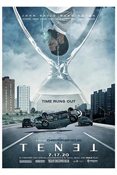 Universal Декоративен дървен плакат-картина от филма Тенет