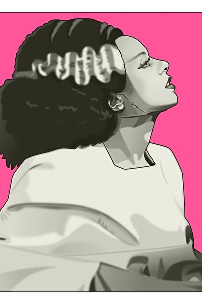 Universal Mireasa lui Frankenstein Tablou Poster din lemn decorativ