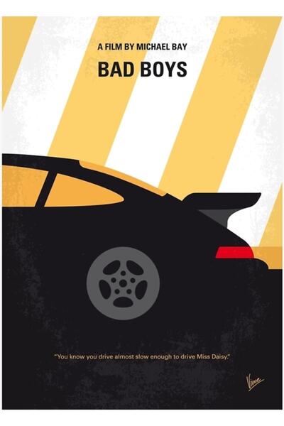 Universal No627- Poster decorativ din lemn cu tematică Bad Boys