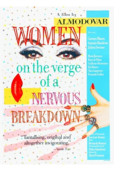 Universal Femei la limita unei așchiere nervoase Poster Tablo Poster decorati...