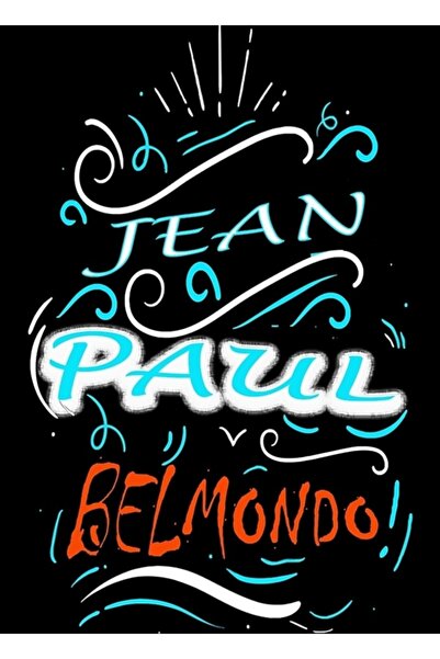 Universal Jean Paul Belmondo majice Klasična majica Slikanje Drveni poster De...