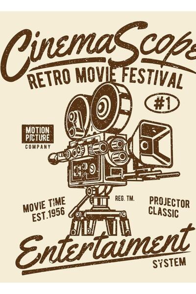 Universal Poster decorativ din lemn Cinema Scope