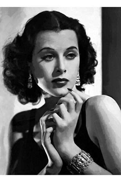 Universal Βίντατζ Ελαιογραφία Χέντι Λαμάρ, Ξύλινη Αφίσα, Διακοσμητική