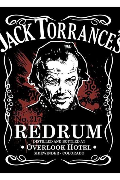 Universal Μπλουζάκι Unisex του Τζακ Τόρανς, Ξύλινη Διακοσμητική Αφίσα Τέχνης