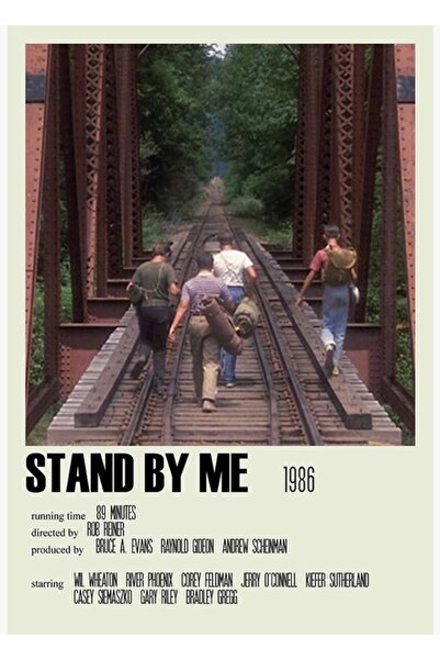 Universal Stand By Me Alternativa (4) Slikanje Drveni Poster Dekorativni