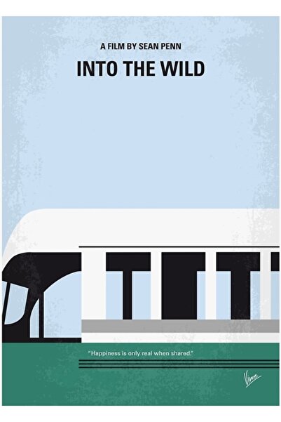 Universal No677- Διακοσμητική Ξύλινη Αφίσα  "Into The Wild "
