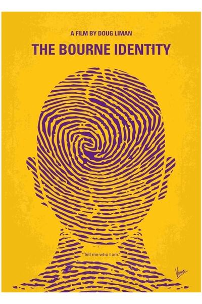 Universal No439- Poster decorativ din lemn The Bourne Identity