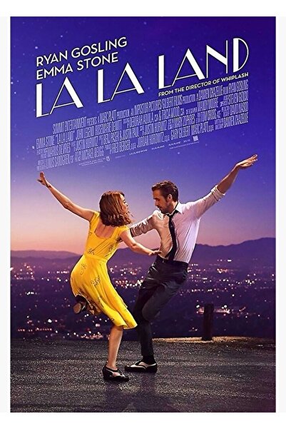 Universal Poster decorativ din lemn cu tematică de film Dansând La La Land
