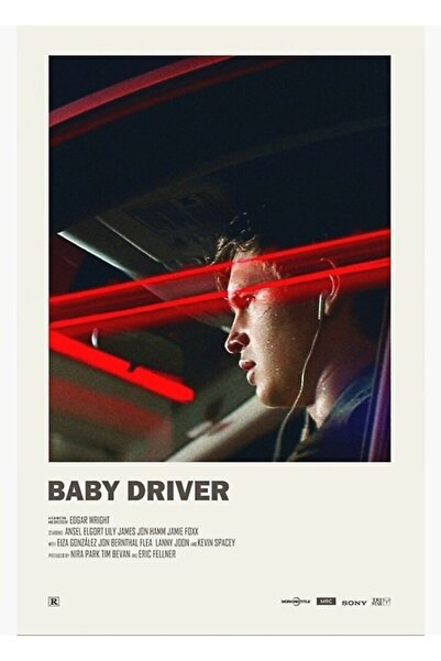 Universal Poster decorativ din lemn Baby Driver Tablo
