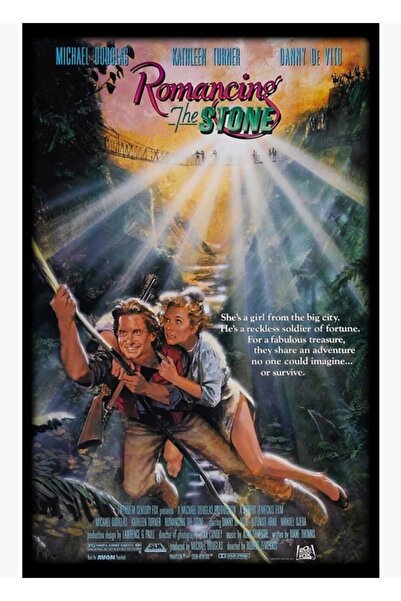Universal Romancıng The Stone Movie Poster Tablo Poster din lemn decorativ