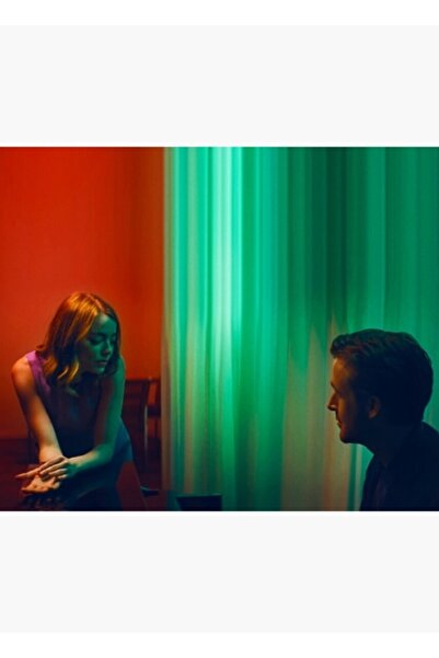 Universal Декоративен дървен плакат-картина със сцена от филма  "Ла-Ла Ленд "