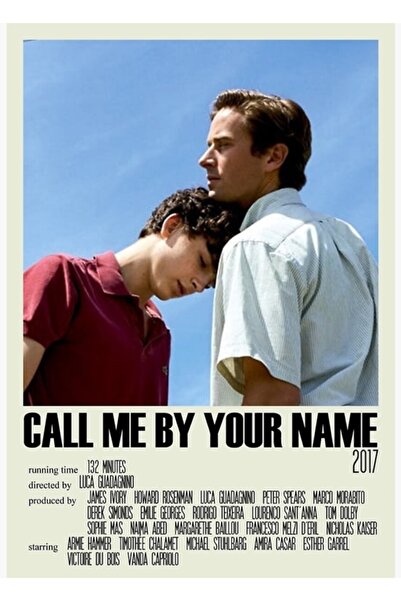 Universal Apelați-mă pe numele tău Alternativă (8) Poster decorativ din lemn