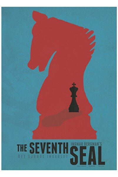 Universal Sima a șaptea, Ingmar Bergman, tablou poster decorativ din lemn