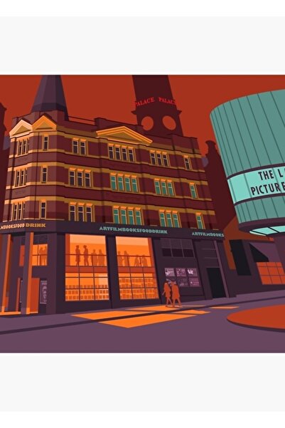 Universal Cornerhouse, Manchester Tablo Ahşap Poster Decorativ