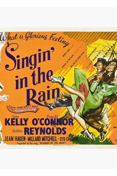Universal Poster decorativ din lemn cu tematică din filmul Singin' In The Rai...