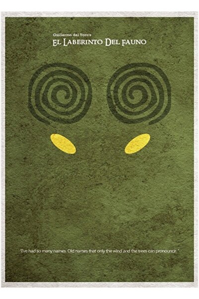 Universal El Laberinto Del Fauno - 2 (Panov lavirint) Slika Drveni poster Dek...