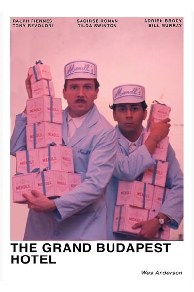 Universal Afiș decorativ din lemn The Grand Budapest Hotel