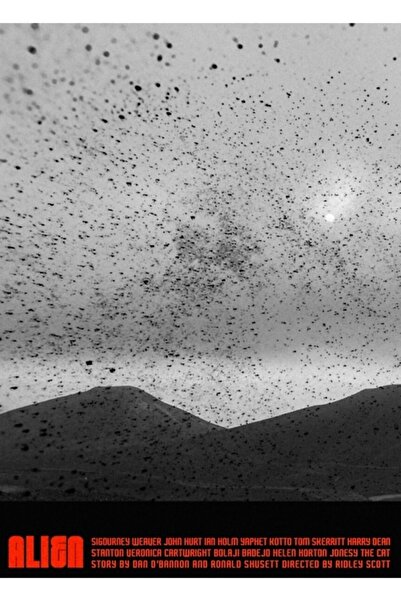 Universal Ξύλινη διακοσμητική αφίσα Alien Tablo