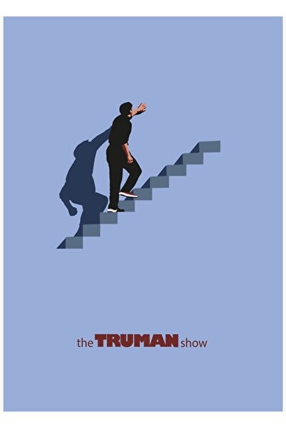 Universal The Truman Show 1 Ξύλινη Διακοσμητική Αφίσα Τέχνης