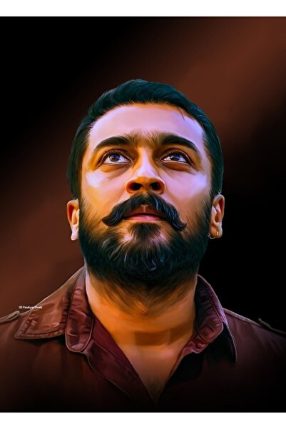 Universal Pottru Surya Soorarai Ξύλινη Διακοσμητική Αφίσα Τέχνης