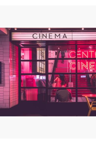 Universal Poster decorativ din lemn Cinema Myke Simons