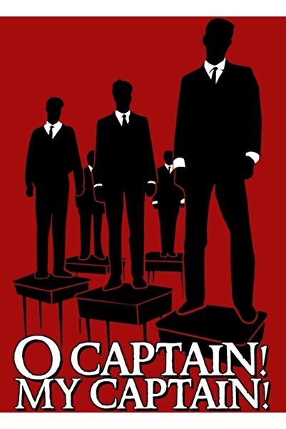 Universal О, капитан! Моят капитан! Дървен декоративен плакат за маса