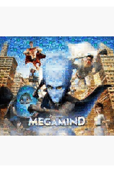 Universal Mozaic: Poster decorativ din lemn Megamind Tablo