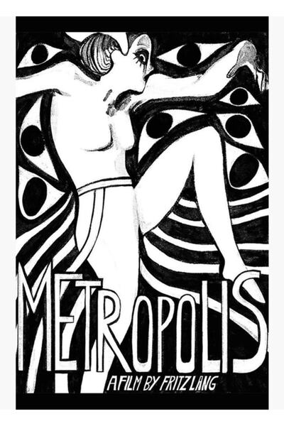 Universal Κλασική Ξύλινη Διακοσμητική Αφίσα Τέχνης της Μετροπόλης