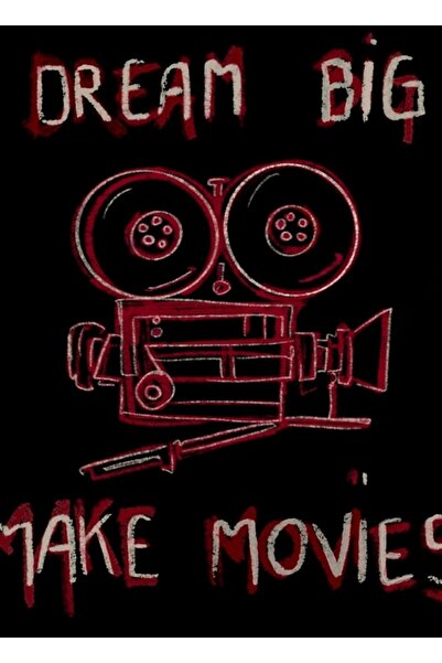 Universal Ονειρέψου Μεγάλα, Φτιάξε Ταινίες, Ξύλινη Διακοσμητική Αφίσα Τραπεζιού