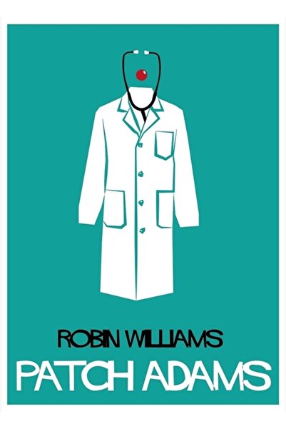 Universal Poster decorativ din lemn Patch Adams