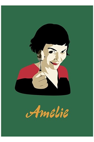 Universal Διακοσμητική Ξύλινη Αφίσα Τραπεζιού Amelie