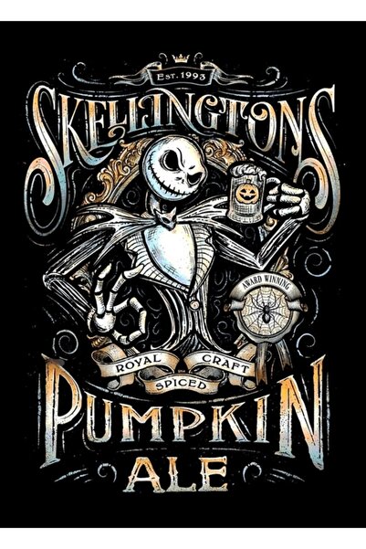 Universal Coșmarul dinaintea Crăciunului - Poster decorativ din lemn cu Skell...