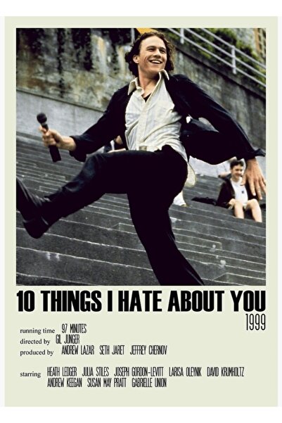 Universal 10 lucruri pe care le urăsc la tine Alternativă (3) Poster decorati...