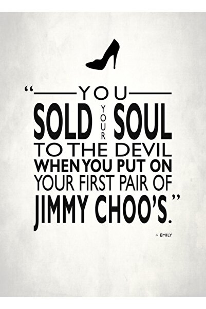 Universal Mi-ai vândut sufletul lui Diavolul Tablou Poster din lemn Decorativ