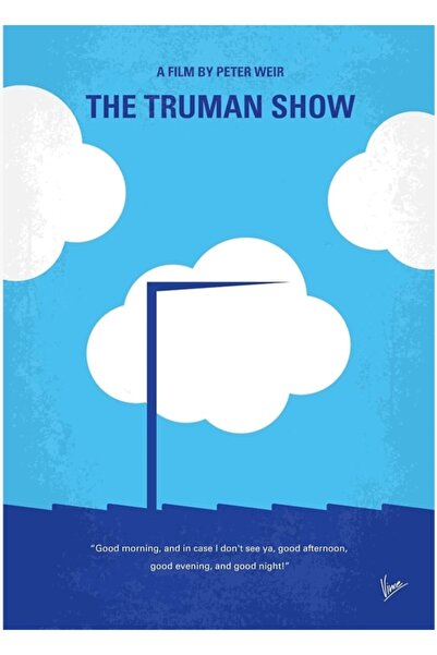 Universal No234- Poster decorativ din lemn The Truman Show