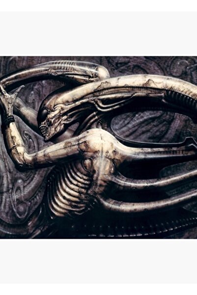 Universal Alien Xenomorph Hr Giger Tablo Poster decorativ din lemn