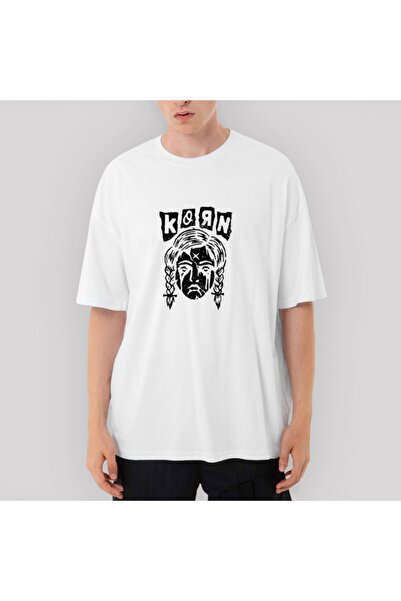 Z zepplin Λευκό μπλουζάκι Korn Woman oversized