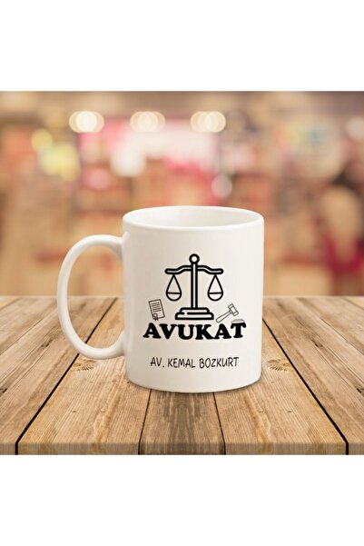 Genel Markalar Kişiye Özel Avukat Tasarımlı Kupa Bardak