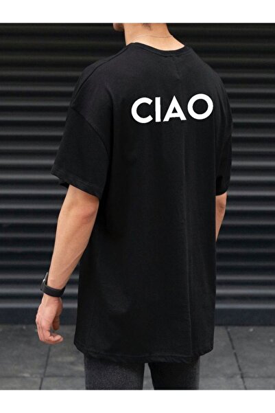 İnsane Minds Tricou oversize cu imprimeu Ciao Bella