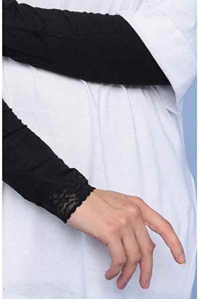 YNCUNDERWEAR Tesettür Dantelli Viskon Penye Kumaş Kolluk