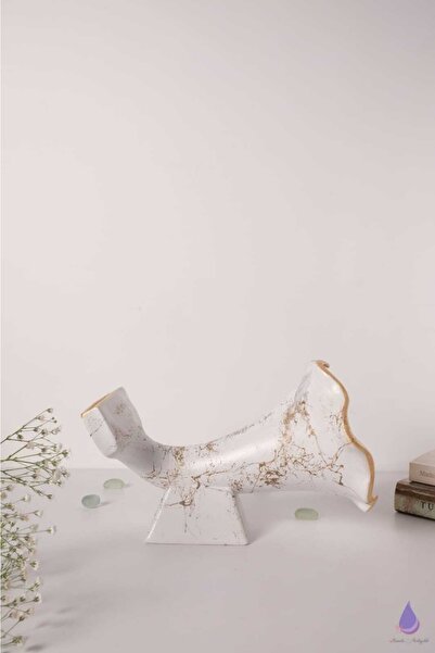 By Damla Collection Handmade Akustik Seramik Döküm Cep Gramafonu