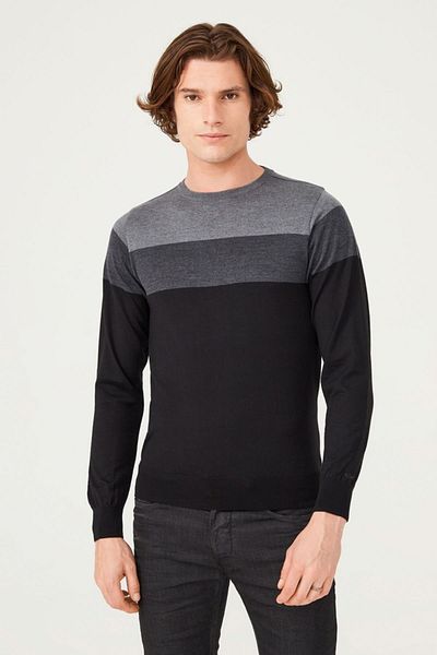 PAUL&SHARK Striped Men's Knitwear Sweater