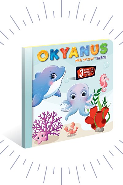 Kids Babies 3 Boyutlu, Hareketli Kitaplar "okyanus " Pop-up Kitap