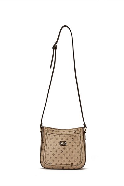 Pierre Cardin Gold Monogram Γυναικεία Τσάντα Ώμου 05PO22Y1582