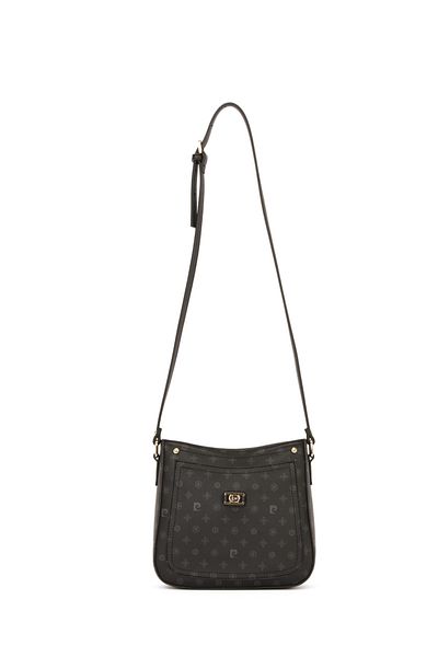Pierre Cardin Geantă de umăr pentru femei Monogram neagră 05PO22Y1582