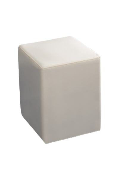 ne-sil home furniture Silinebilir Kumaş Kaplama Kare Puf Ayaklı