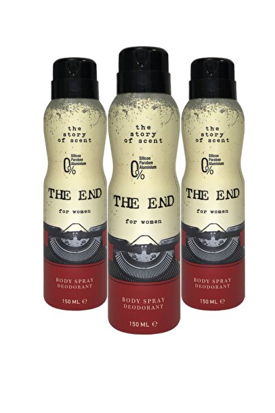 The End Kadın Deodorant 150 ml 3 Adet
