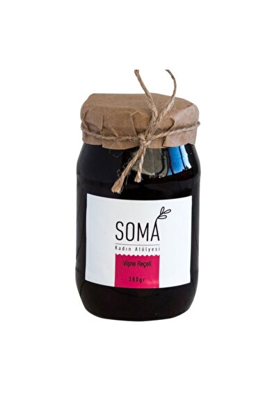 Soma Kadın Atölyesi Soma Kadın Vişne Reçeli Katkısız Ev Yapımı 380 gr